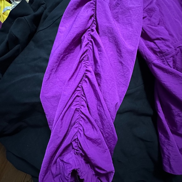 Women's Purple Bomber Jacket - Picture 7 of 12